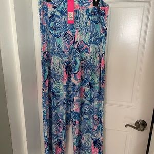 NWT, Lilly Pulitzer Lorena Breezy Palazzo Pants